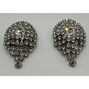 Vintage 50s musi rhinestone prong set shoe Sweater? clips Shoe Decor Bridal